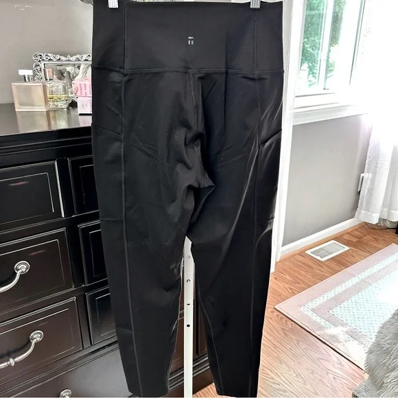 Tommy John Go Anywhere Leggings Black Pocket High-Rise Compression Size L - Picture 8 of 14
